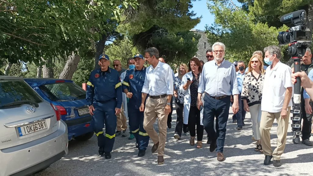 Κυριάκος Μητσοτάκης: Άμεσα οι αποζημιώσεις για τη φωτιά στην Πεντέλη