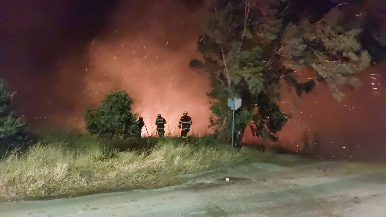 Φωτιά στην Πεντέλη: Οι Ρουμάνοι πυροσβέστες μαζί με τους Έλληνες