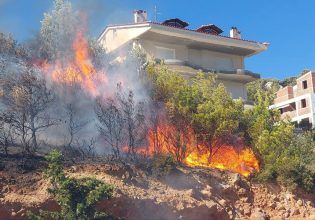 Πύρινος εφιάλτης στην Αττική: «Τρίγωνο φωτιάς» σε πέντε περιοχές – Πότε θα κοπάσουν οι ανεμοι