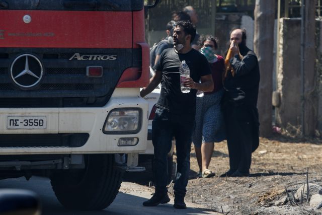 Σε ύφεση τα μέτωπα στην Πεντέλη