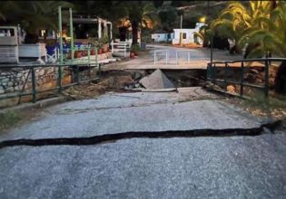 Σκύρος: Εικόνες βιβλικής καταστροφής μετά την κακοκαιρία