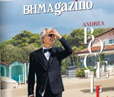 To «BHMAGAZINO» με τον Αντρέα Μποτσέλι στο εξώφυλλο
