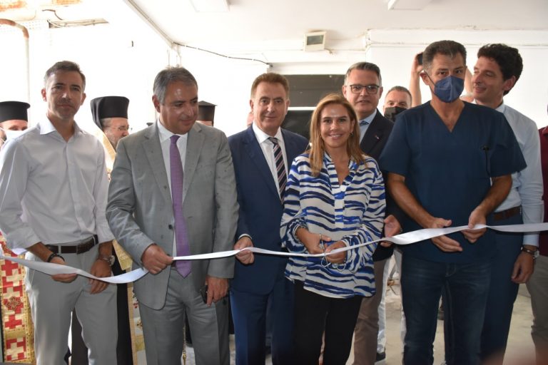 Εγκαίνια του νέου Κέντρου Υγείας Λευκάδας από την Υφυπουργό Υγείας Ζωή Ράπτη