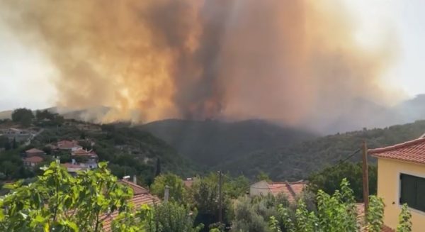Συναγερμός στην Πυροσβεστική: Φωτιά κοντά στη Μεγαλόπολη
