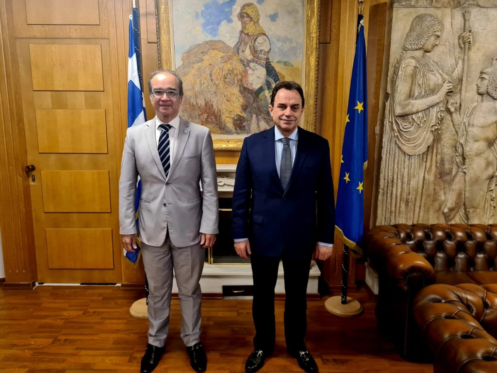 Συνάντηση Γεωργαντά με τον διευθυντή Συντονισμού Τροφίμων του ΟΗΕ