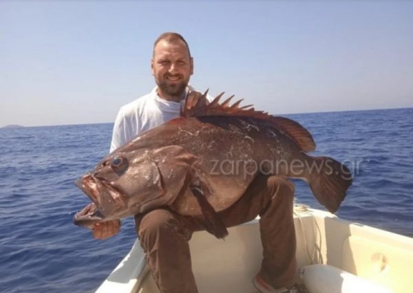Χανιά: Έπιασαν βλάχο 42 κιλών – Με ποια τεχνική τον ανέβασαν στο σκάφος