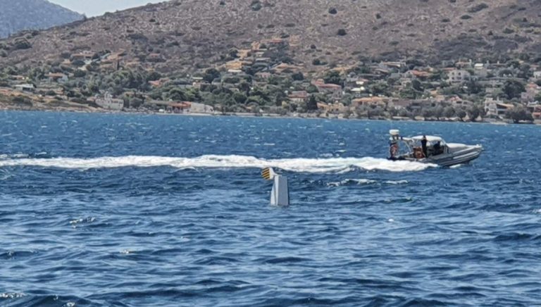 Προσθαλάσσωση πυροσβεστικού αεροσκάφους λόγω βλάβης – Επιχειρούσε στη Νέα Πέραμο