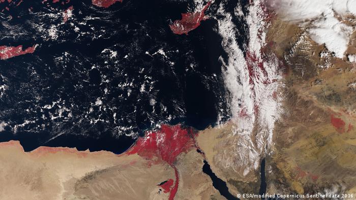 Το Δέλτα του Νείλου και η Κύπρος σε εικόνα των δορυφόρων Sentinel (ESA)