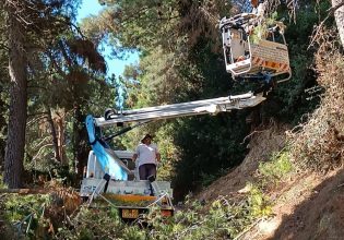 Ξεκίνησαν τα έργα θωράκισης στο βουνό του Κατακόλου