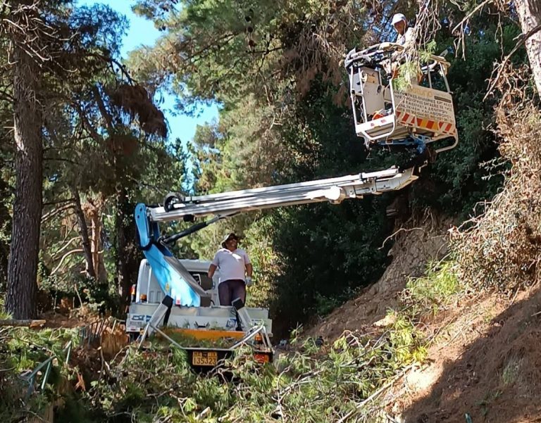 Ξεκίνησαν τα έργα θωράκισης στο βουνό του Κατακόλου