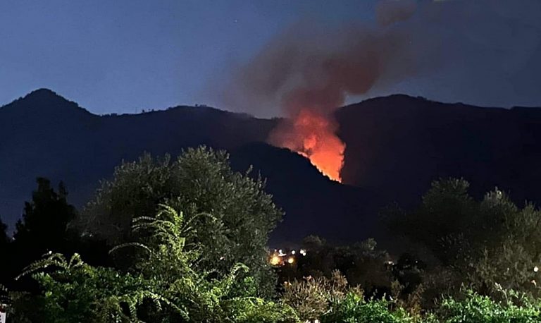 Θάσος: Σε ύφεση η φωτιά στη Λεύκη – 61 δασικές πυρκαγιές σε ένα 24ωρο