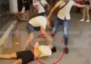 Σοκαριστικό βίντεο: Άγριο ξύλο μεταξύ Ολλανδών τουριστών στην Κρήτη – Τρεις τραυματίες