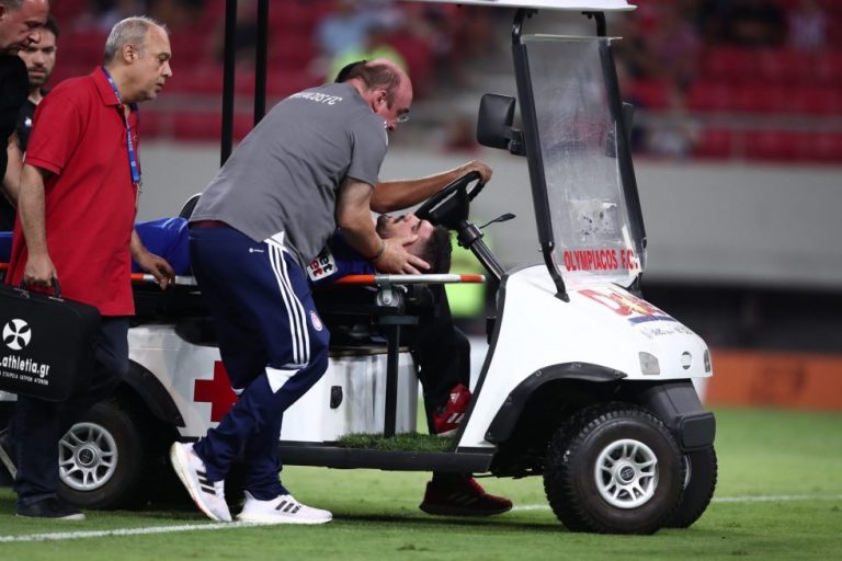 Ολυμπιακός – ΠΑΣ Γιάννινα: Καθαρές οι εξετάσεις του Παντελάκη που τραυματίστηκε σοβαρά
