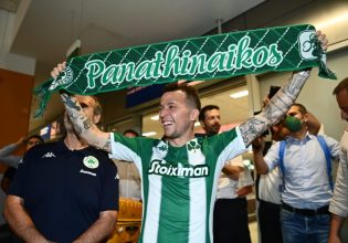 Έφτασε στην Αθήνα ο Μπερνάρντ – Φορούσε φανέλα Παναθηναϊκού με το νούμερο 10