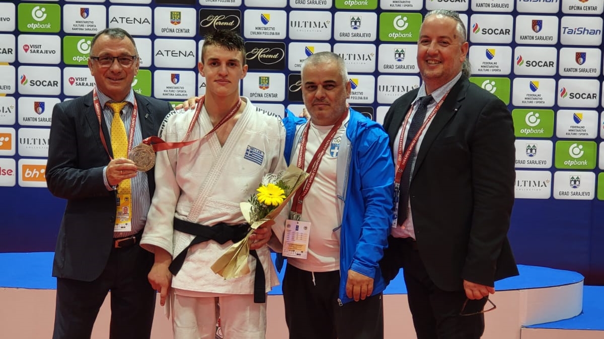 Τζούντο: Χάλκινο μετάλλιο ο Δημήτρης Γιαννόπουλος στο Παγκόσμιο πρωτάθλημα U18 του Σεράγεβο