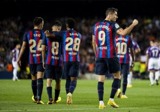 Μπαρτσελόνα – Βαγιαδολίδ 4-0: Πάρτι με Λέβα στο «Καμπ Νου»