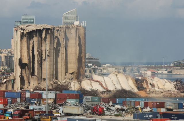 Λίβανος: Ένα νέο τμήμα των σιλό κατέρρευσε στο λιμάνι της Βηρυτού