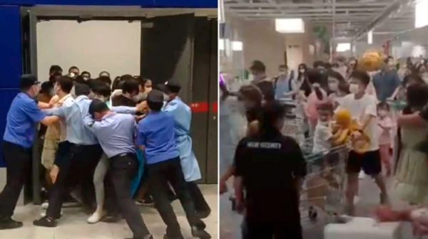 Σανγκάη: Πελάτες τρέχουν στις εξόδους όταν ανακοινώθηκε «λουκέτο» σε πολυκατάστημα