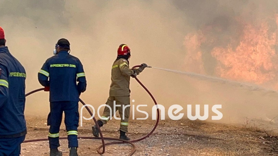 Ηλεία: Φωτιά στη Σπιάτζα - Παραλίγο να καεί όχημα της Πυροσβεστικής
