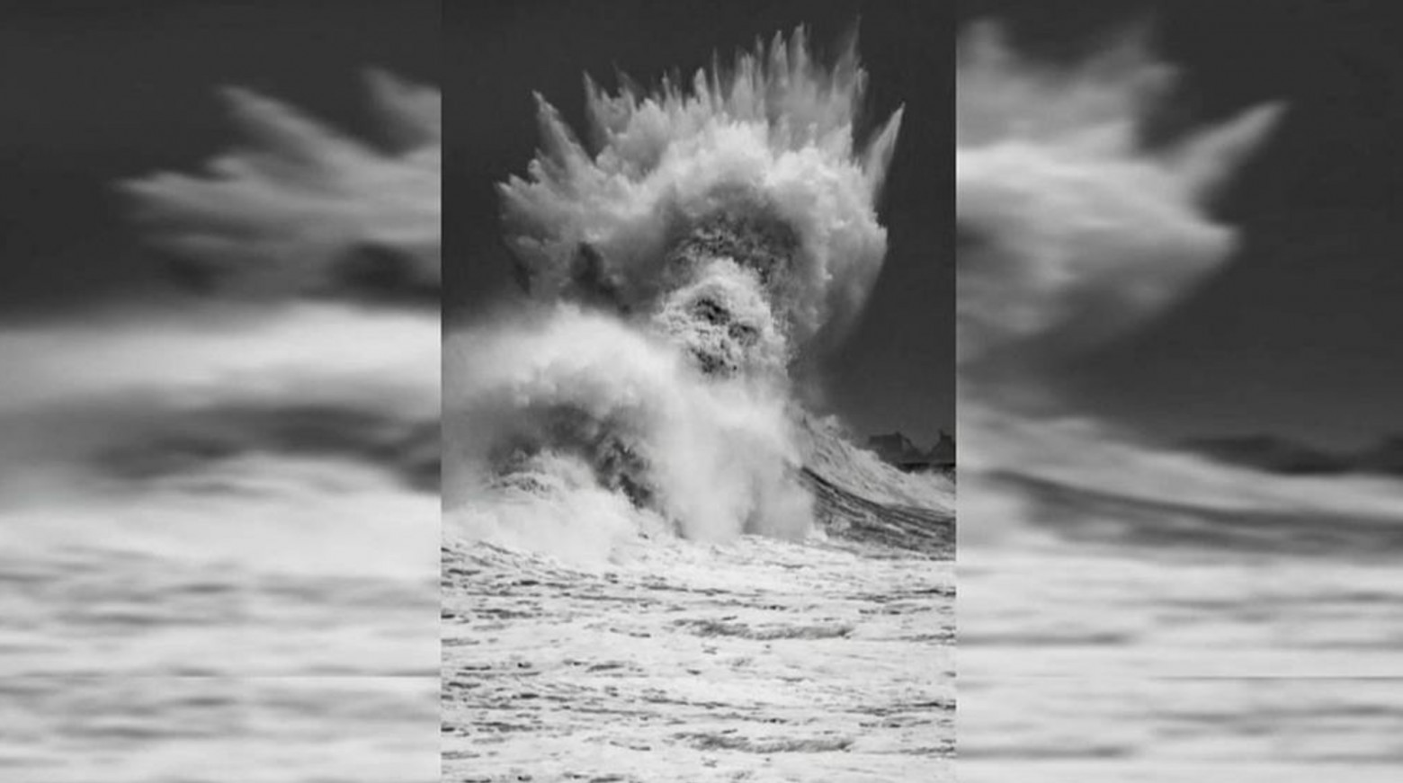 Φωτογράφος απαθανάτισε τον... Ποσειδώνα στα κύματα