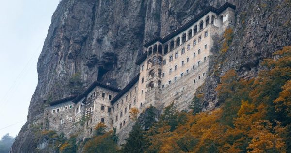 Turkey. Region Macka of Trabzon city Altindere valley. The Sumela Monastery 1024x540