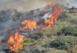 Φωτιά: Πυρκαγιά μεταξύ Αμορίου-Λαβάρων – Εκκενώνεται προληπτικά το στρατιωτικό φυλάκιο