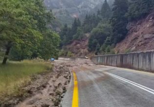 Καλάβρυτα: Κατολίσθηση λόγω της βροχόπτωσης – Εκτός λειτουργίας ο Oδοντωτός