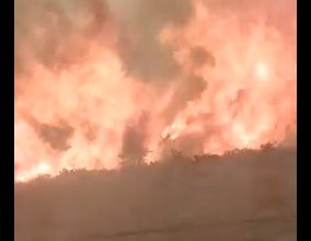 Ισπανία: Φωτιά περικυκλώνει τρένο, πανικόβλητοι επιβάτες σπάνε τα τζάμια