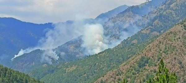 Γρεβενά: Συνεχίζει να καίει η φωτιά στη Βάλια Κάλντα