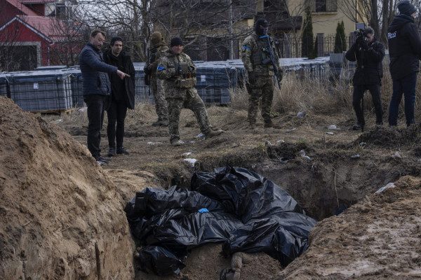 Ουκρανία: Στην πόλη Μπούκα κατά τη διάρκεια της ρωσικής κατοχής σκοτώθηκαν τουλάχιστον 458 άνθρωποι