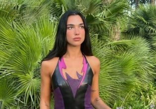 Τίποτα κρυφό: Με διάφανο φόρεμα η Dua Lipa στο γάμο διάσημων γκέι φίλων της