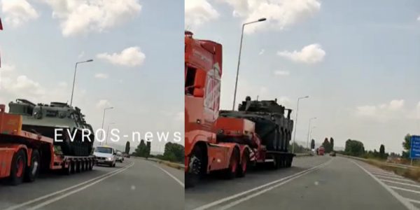 Εβρος: Ανησύχησαν από τις νταλίκες με τα άρματα μάχης στους δρόμους (βίντεο)