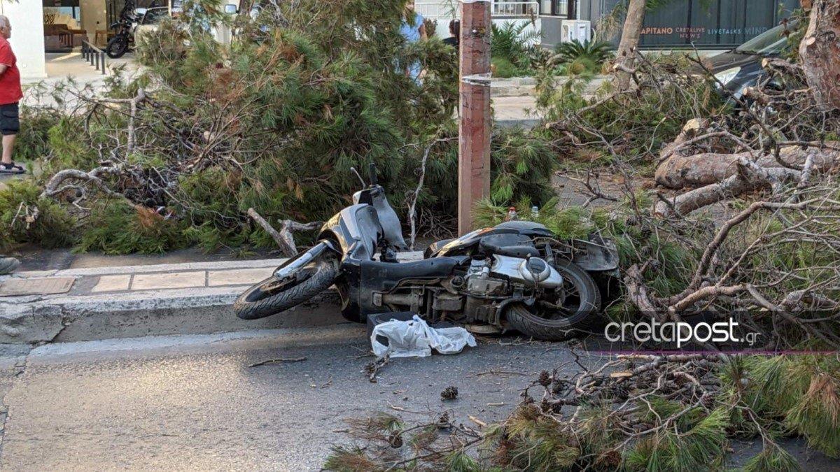 Τραγωδία στο Ηράκλειο: Ακαριαίο θάνατο βρήκε ο 51χρονος μοτοσικλετιστής