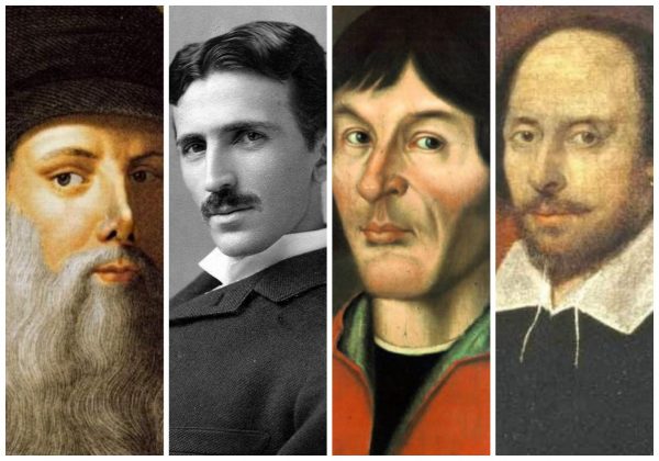 Όταν έσπασαν τα κοντέρ του IQ: Ντα Βίντσι, Κοπέρνικος, Τέσλα και Σαίξπηρ