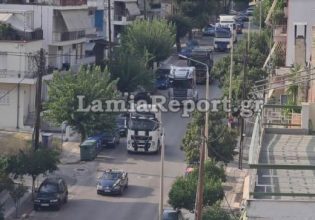 Λαμία: Γάμος με… νταλίκες και κόρνες στην πόλη