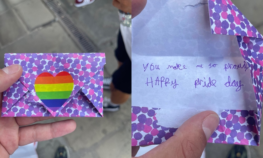 Η αξιαγάπητη πράξη μιας 7χρονης σε queer άτομο: «Είμαι περήφανη για σένα»