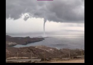 Μύκονος: Υδροστρόβιλος και πλημμύρες στα Ματογιάννια