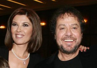 Σπάνιο στιγμιότυπο: Πάριος και Αλιμπέρτη κόβουν την τούρτα στον εντυπωσιακό γάμο τους