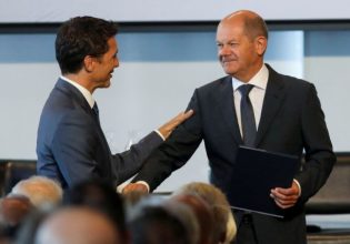 Τριντό: «Ιστορικό βήμα» με τη Γερμανία για παραγωγή και μεταφορά ανανεώσιμου υδρογόνου