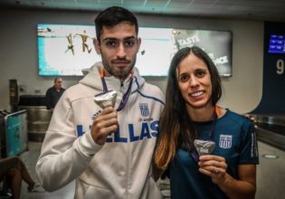 Επέστρεψαν από το Μόναχο οι Τεντόγλου και Στεφανίδη – Δείτε φωτογραφίες