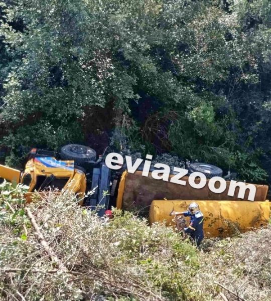 Εύβοια: Αυτός είναι ο 62χρονος που οδηγούσε το φορτηγό που έπεσε σε χαράδρα 20 μέτρων