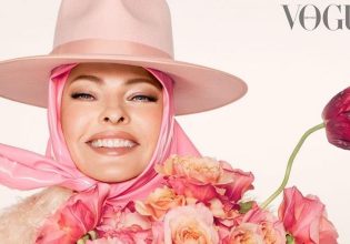 Σοκάρει η Λίντα Εβανγκελίστα: Ποζάρει στη Vogue με λάστιχα και ταινίες στο πρόσωπο