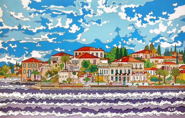 Ο Αργοσαρωνικός στην pop-art εκδοχή  του Benoit Paré