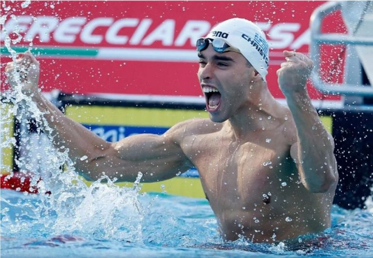 Ασημένιο μετάλλιο ο Χρήστου στα 100μ. ύπτιο