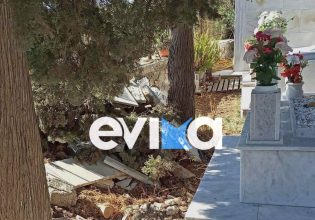 Αλιβέρι: Σκουπίδια και σπασμένα μνήματα βεβηλώνουν το νεκροταφείο