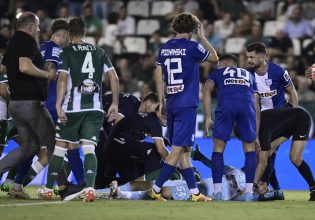 Η σφοδρή σύγκρουση του Αϊτόρ με τον Σούλη – Αποχώρησε με φορείο ο τερματοφύλακας του ΠΑΣ (vids)