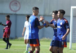 Oλυμπιακός Κ17: Πεντάρα στον Απόλλωνα Σμύρνης και 3 στα 3