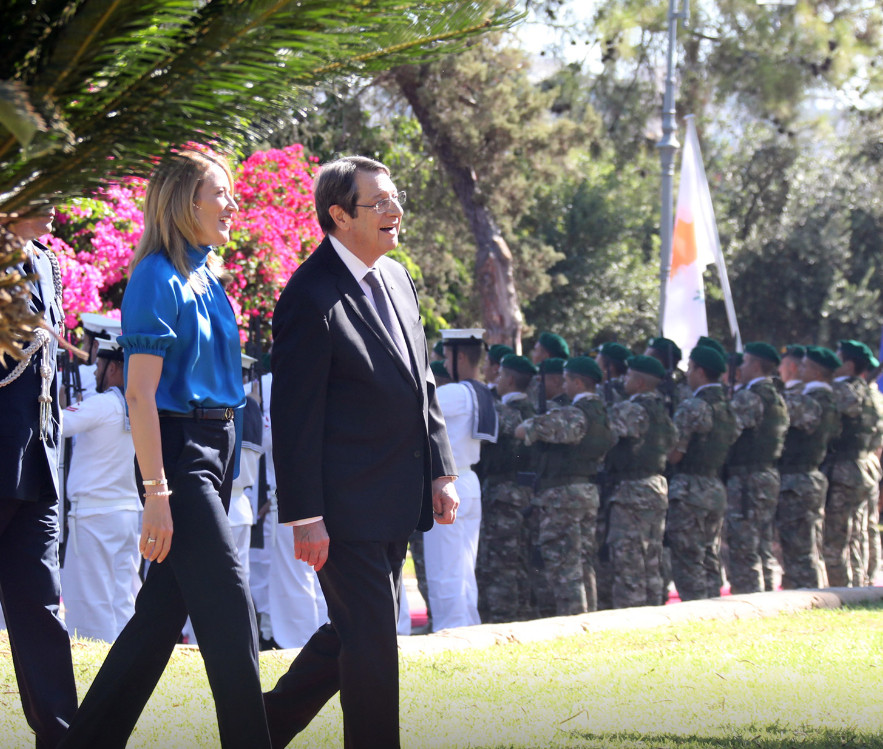 Ρομπέρτα Μέτσολα: H Eυρώπη ποτέ δεν θα είναι πλήρης, όσο η Κύπρος παραμένει διαιρεμένη