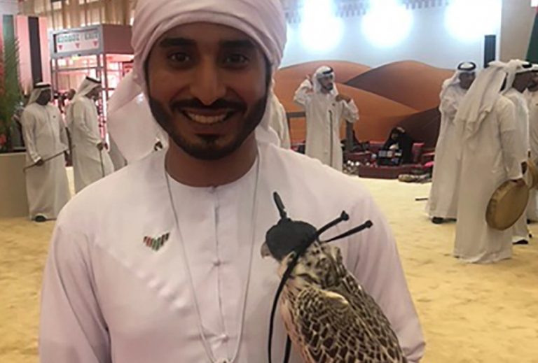 Γεράκια στο περίπτερο των Ηνωμένων Αραβικών Εμιράτων στη ΔΕΘ