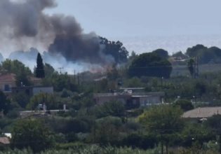 Φωτιά στην Ηλεία: Κοντά στα σπίτια οι φλόγες – Λιποθύμησε πυροσβέστης